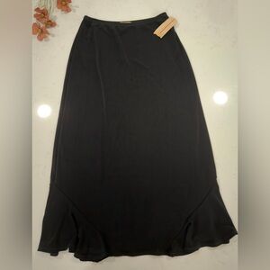 Choices Elegant Black Maxi Skirt